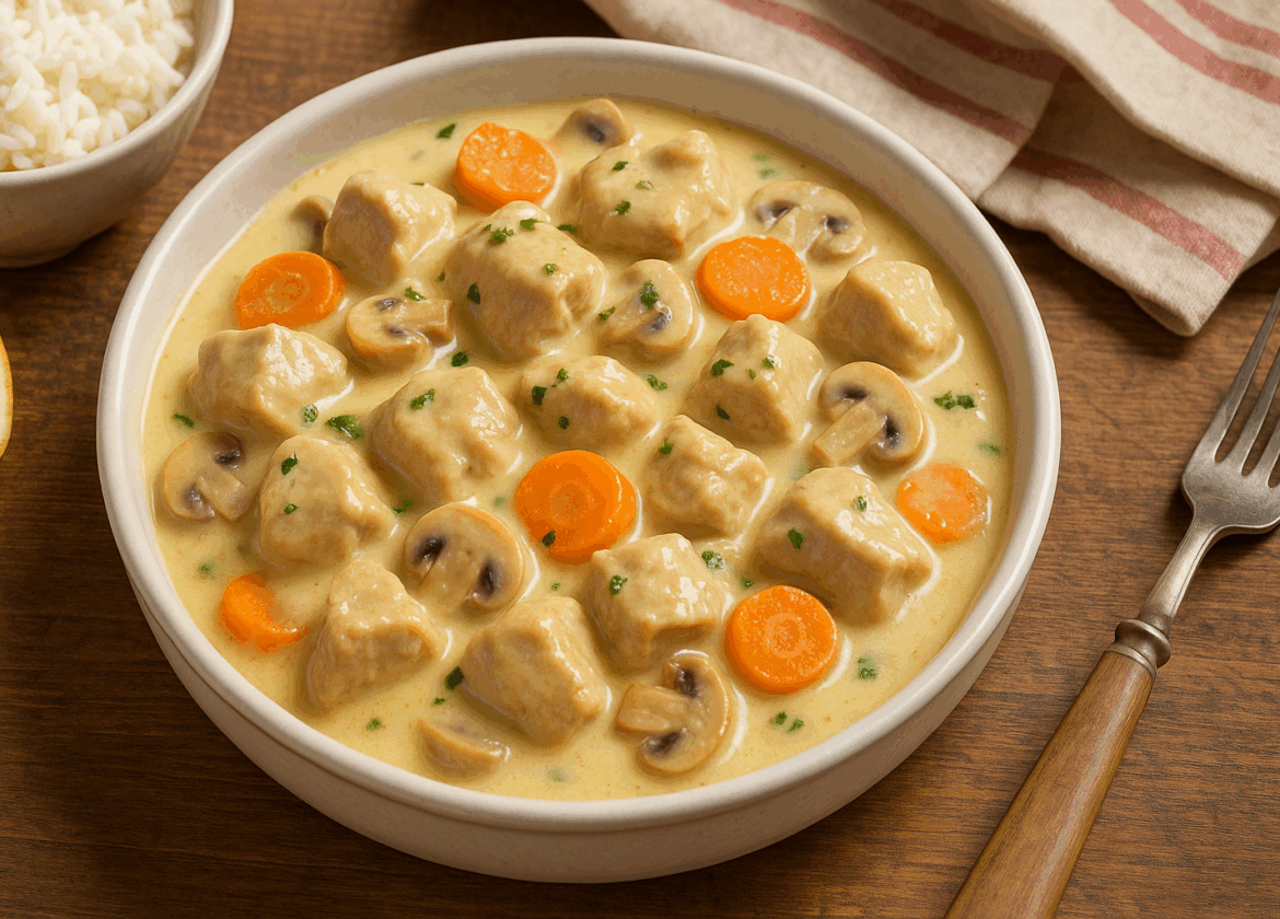 Blanquette de Veau Traditionnelle : Un Plat Savoureux classique de la cuisine française