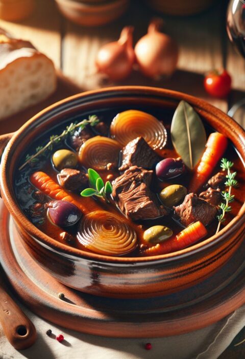 La daube provençale est bien plus qu’un plat : c’est une invitation au voyage, un hommage aux saveurs du terroir. Prenez le temps de la préparer, savourez-la lentement, et partagez-la avec ceux que vous aimez.