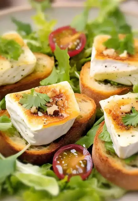 recette salade chevre chaud