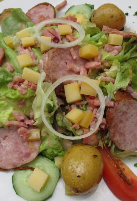 recette de la La salade franc-comtoise