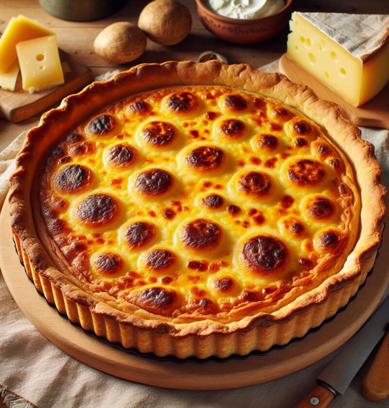 recette Tarte au maroilles