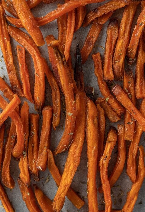 Frites de patate douce au Air Fryer