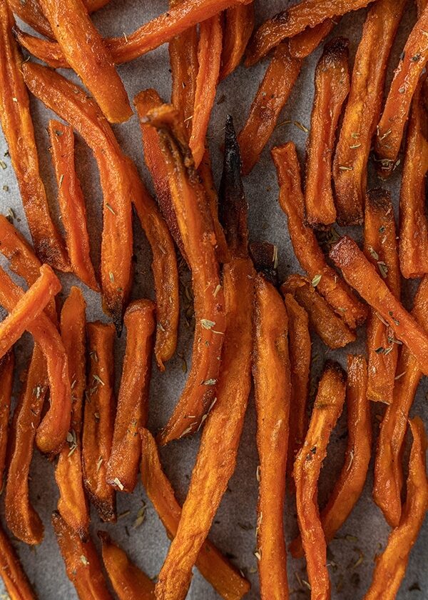 Frites de patate douce au Air Fryer