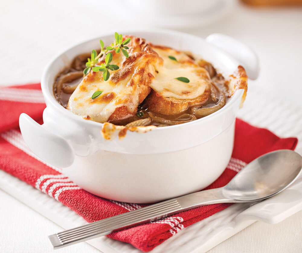 soupe a l'oignon recette
