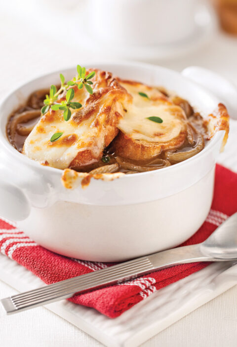 soupe a l'oignon recette